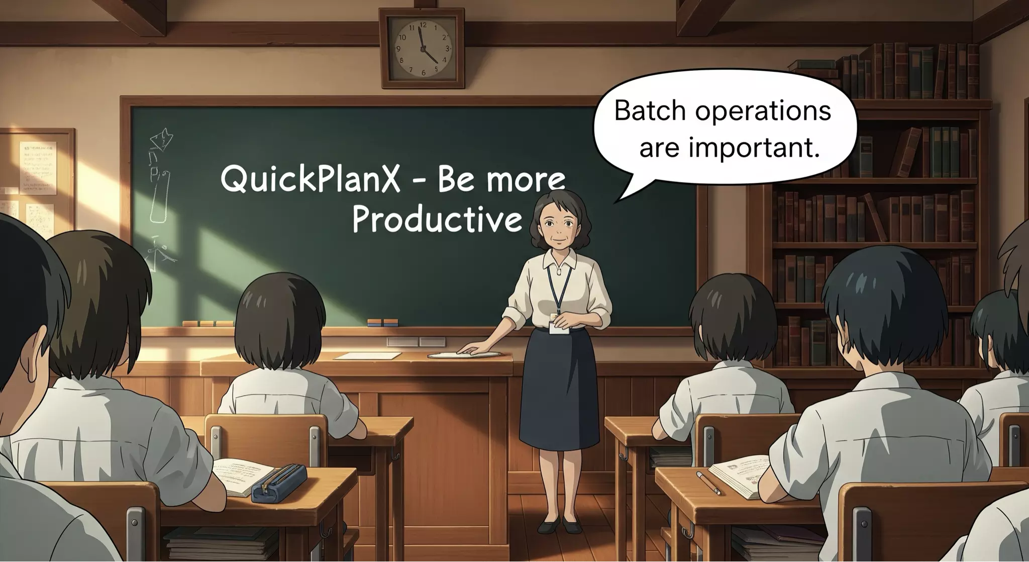 Batch operations are important