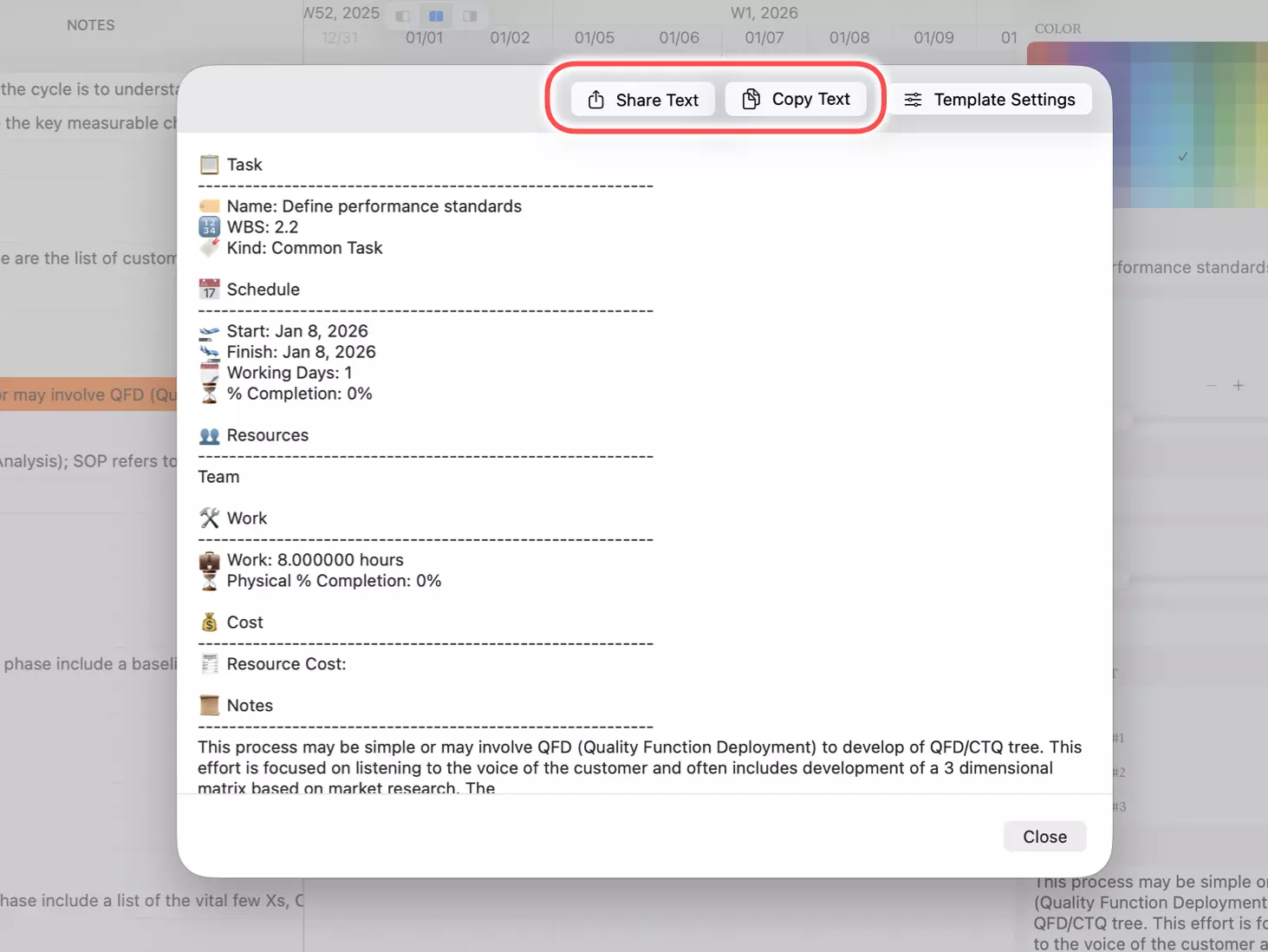 Macでのエクスポート