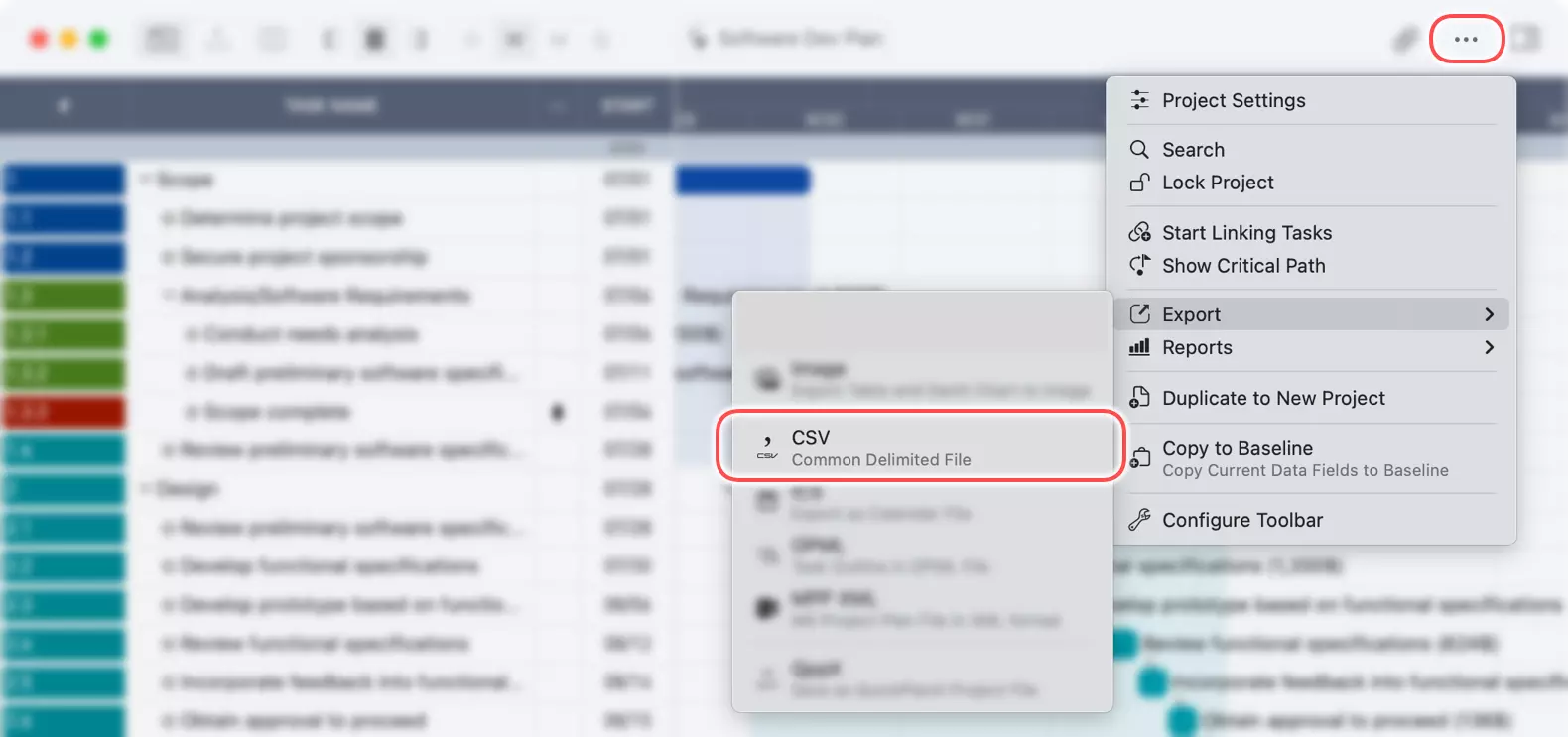 导出整个 CSV